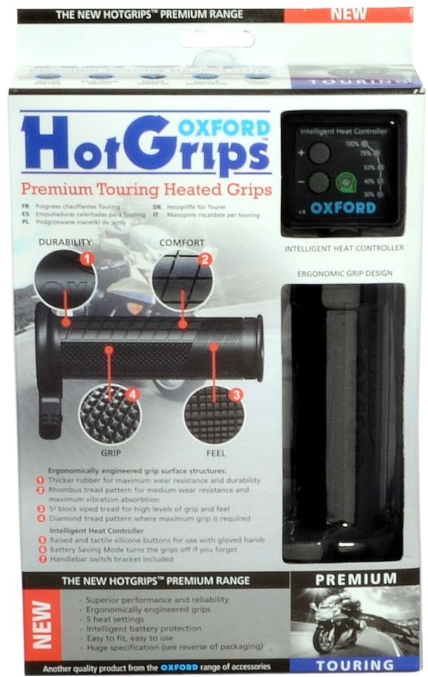 OXFORD HOTGRIPS PREMIUM TOURING Manetki podgrzewane OF691