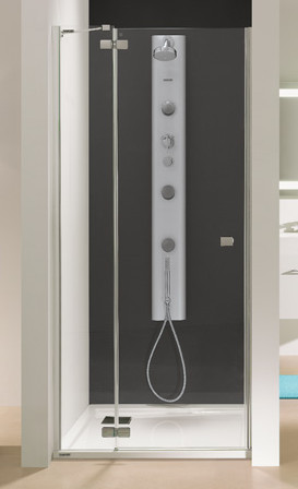 Zdjęcia - Ścianka prysznicowa Sanplast Free Line DJ2/FREE Drzwi prysznicowe 120x195 cm z powłoką Glass P 