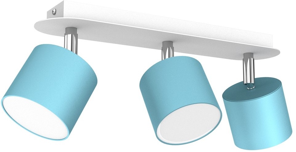 Milagro Lampa sufitowa DIXIE BLUE 3xGX53 MLP7607