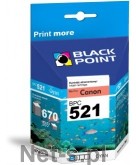 BlackPoint Tusz Black Point BPC 521 C cyan | Canon CLI-521 C ml | 670 str (BPC521C)