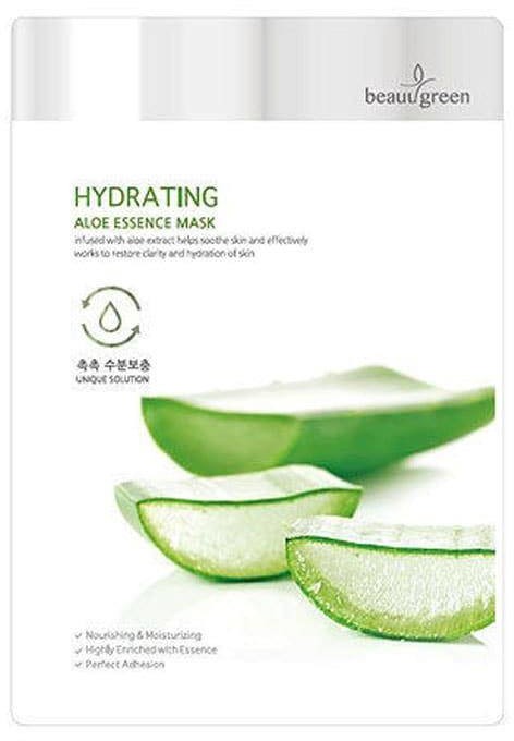 BeauuGreen Hydrating Aloe Essence Mask nawilżająca maseczka do twarzy Aloes 23g