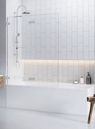 Radaway parawan nawannowy Euphoria PND 130 cm lewy, szkło przejrzyste wys. 150 cm 10008130-01-01L 10008130-01-01L
