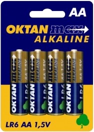 Oktan Oktan baterie alkaliczne AA LR6 1,5V 4szt.