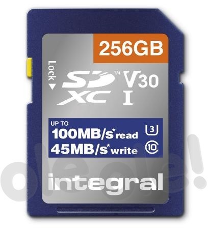 Integral Professional High Speed SDXC V30 UHS-I U3 256GB KC_47024-0