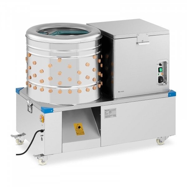 WIESENFIELD 2w1 skubarka do drobiu i oparzalnik - bęben 60 cm - 5-6 kurczaków na minutę WIESENFIELD 10280051 WIE-PPS-60