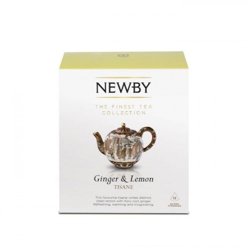 Newby Teas of London Ginger & Lemon w piramidach 15 szt. 89AA-784C4