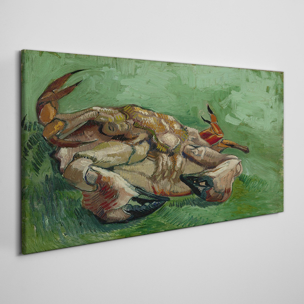 PL Coloray Obraz na Płótnie Krab on jego Back Van Gogh 100x50cm