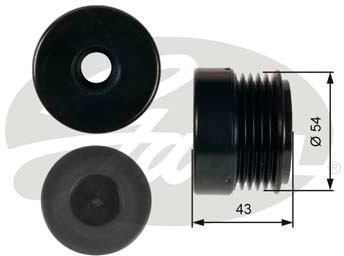 GATES Alternator - sprzęgło jednokierunkowe GATES OAP7031