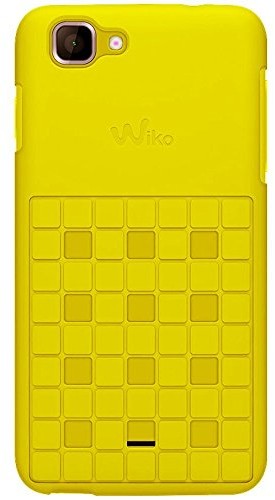 Wiko damier pokrowiec ochronny z silikonu do Wiko Kite, żółty 3700738104762