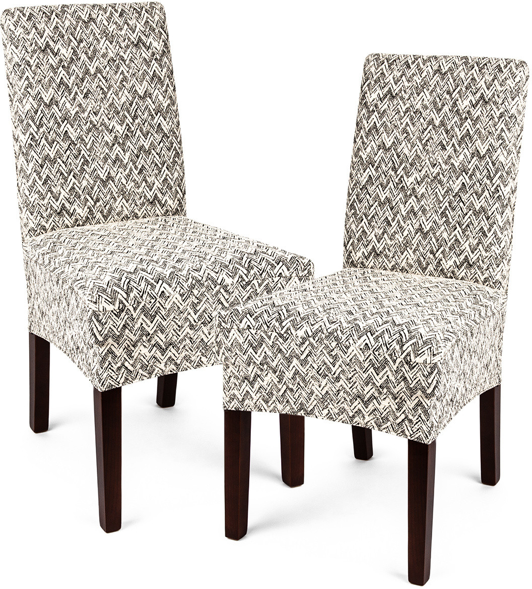 4Home Multielastyczny pokrowiec na krzesło Comfort Plus beżowy, 40 - 50 cm, zestaw 2 szt.