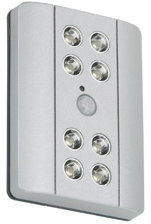 Briloner Oświetlenie podwieszane LED z czujnikiem, tytan, 8x LED 0,08W 2255-081 2255-081