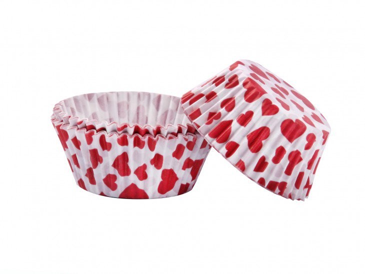 Zenker Foremki papierowe do muffinek Serce 50 szt 43959