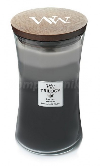 WoodWick Trilogy Warm Woods Świeca duża 1,11 kg 93911E