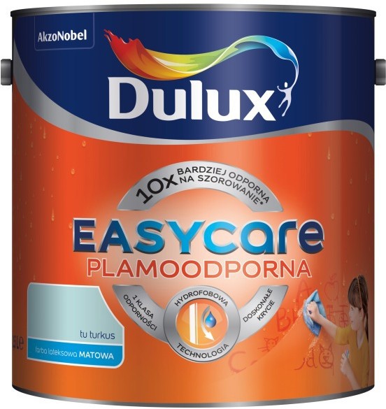 Dulux Farba Easy Care tu turkus 2,5L