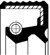 CORTECO Pierścień uszczelniający wału, wał skrzyni biegów CORTECO 01031065B