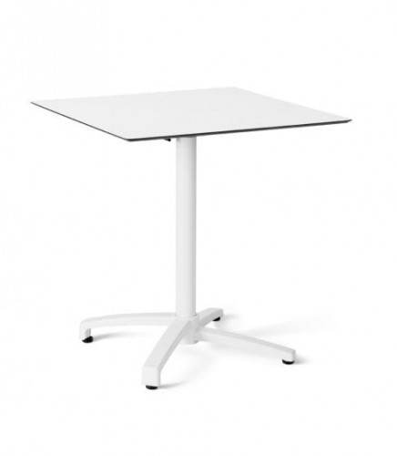 Resol Stół Fall 70x70 cm White-Black Resol 5008