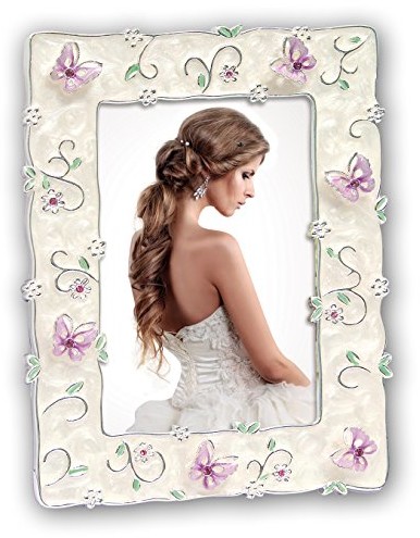 Zep S.r.l zep s.r.l p746 Collection Love MIRO cadre Photo Metal blanc/argent/Violet 10 x 15 cm P746