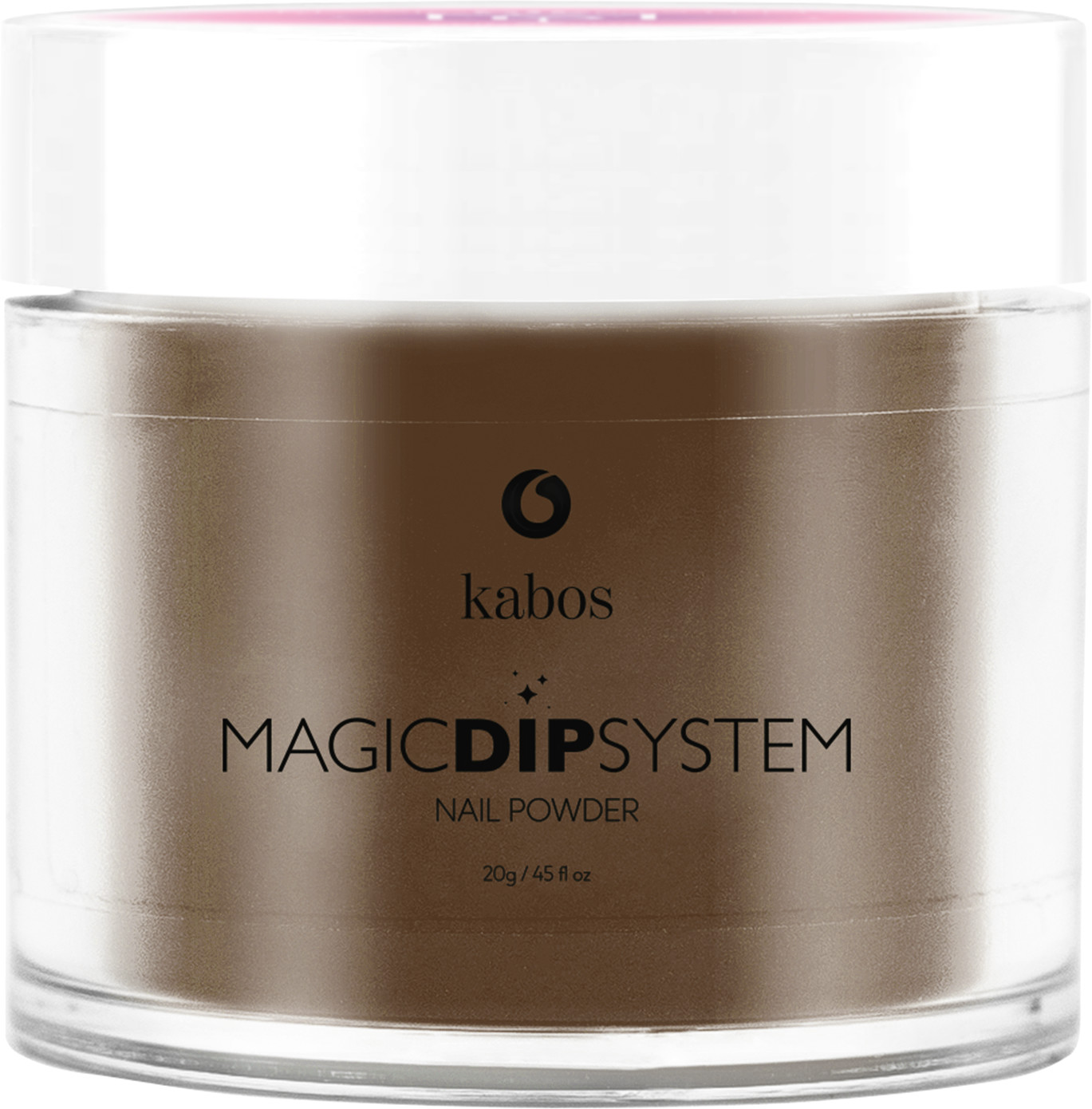 Kabos Cosmetics Proszek do manicure tytanowego - Kabos Magic Dip System 44 My Brownie