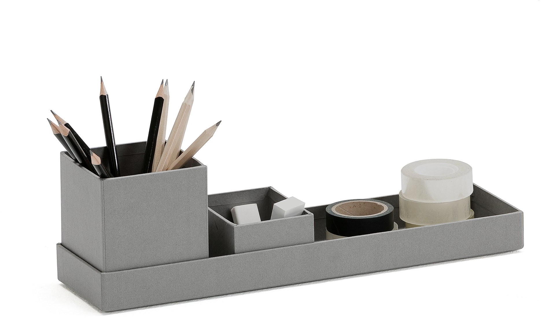 AJ Produkty Organizer biurowy TIDY, szary, 100x350x90 mm