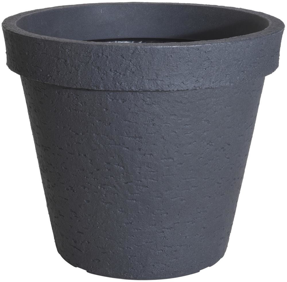 Blumfeldt Vilde duża DONICA okrągła ogrodowa zewnętrzna szara 48 cm 339154