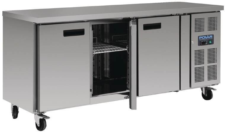 Polar Refrigeration Stół chłodniczy 3-drzwiowy | 339L | -2°C do +8°C | 1795x600x(H)860mm 78