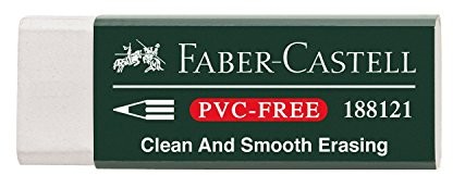 Faber-Castell 188121  gumka 7081 N PVC-free, tworzywo sztuczne, biały 949265