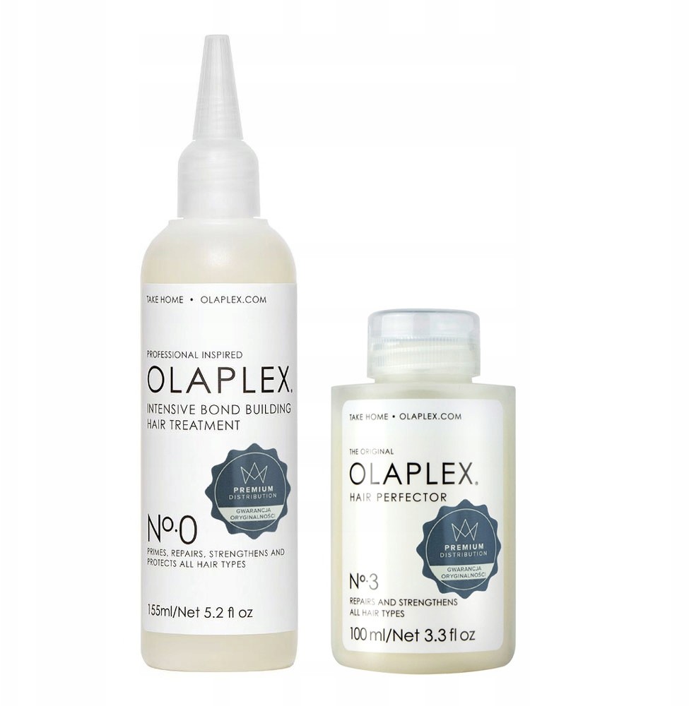 Olaplex odbudowa włosów zniszczonych zestaw 0+3