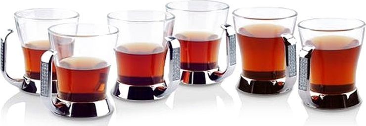 Witek Home Zestaw 6 szklanek 200ml Glitter 124881