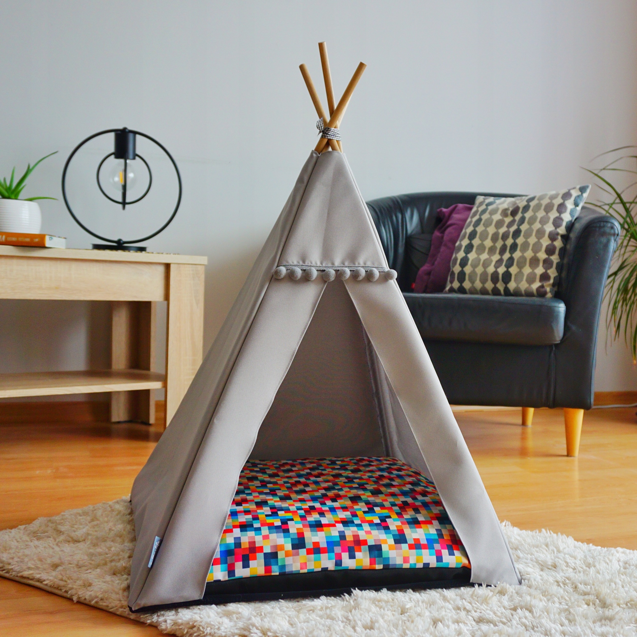 Legowisko Tipi dla kota i psa Piksele L