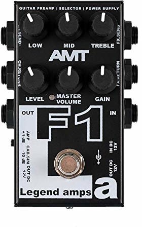 AMT Electronics AMT F1-1-kanałowy wzmacniacz gitarowy JFET z Cab.Sim (wzmacniacz Twin Emulate) F-1