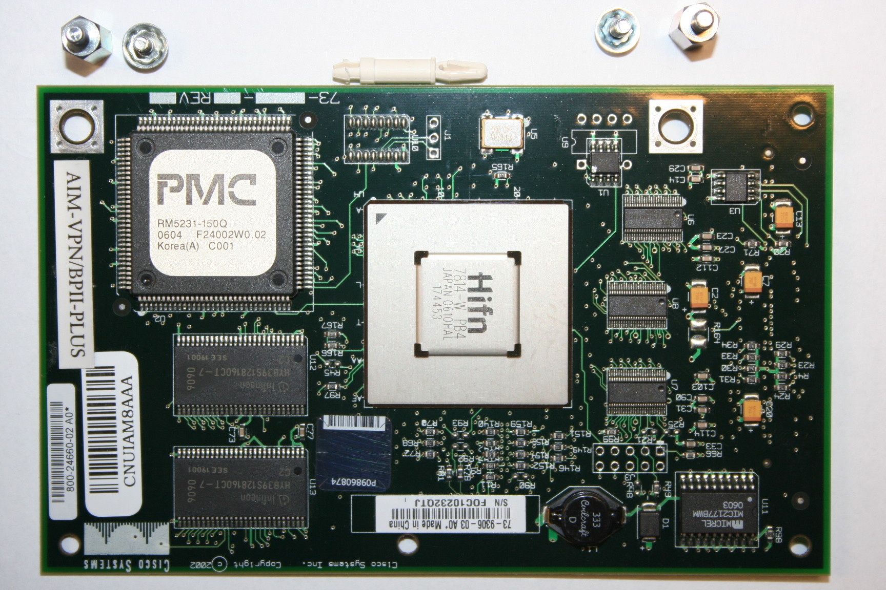 Cisco AIM-VPN/BPII-PLUS AIM-VPN/BPII-PLUS