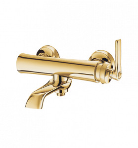 Omnires AM5230 GL Bateria wannowa natynkowa solo ZŁOTY