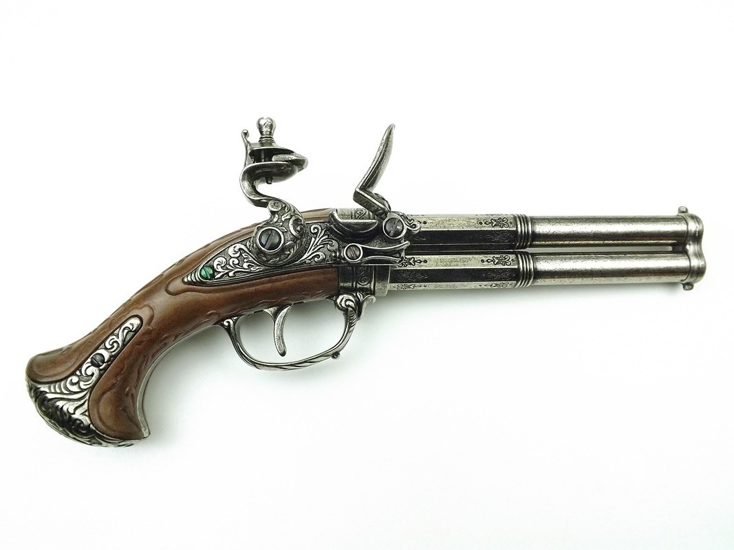 Denix SA REPLIKA DWU LUFOWY PISTOLET FRANCUSKI MODEL 1308 1308