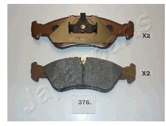 JAPANPARTS Zestaw klocków hamulcowych, hamulce tarczowe PA-376AF