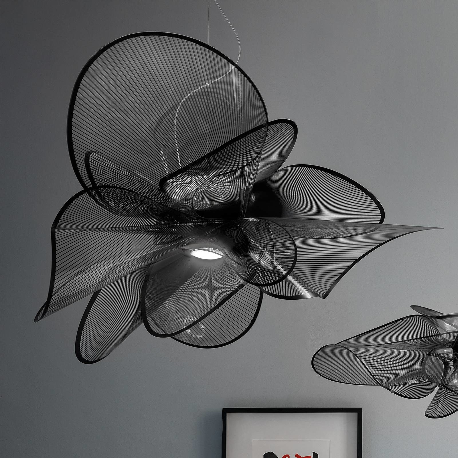 Slamp La Belle Étoile wisząca LED czarna 90cm