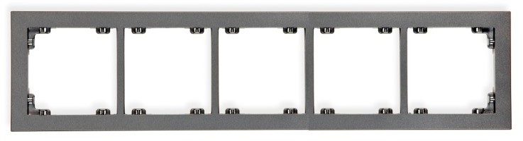 Karlik Deco grafitowy ramka 5-krotna 11DR-5 11DR-5