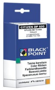 BlackPoint Black Point taśma barwiąca KBPC600F zastępuje Citizen DP 600 czerwona 12,7 mm 9,5 m