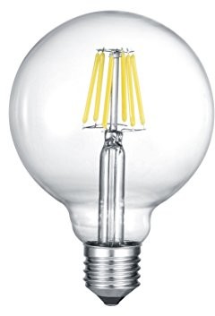 Trio Leuchten Szkło LED Filament żarówka E27 Globe 6 W, 3000 K, 600 LM 988 600 988-600