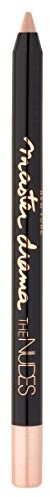 Maybelline New York Eyeliner Master Drama The Nudes Khôl Liner 22 Brownie Glitz/kremowe i bardziej precyzyjne kontur pióro w szaro-brązowe, langanhalte 3600531292560
