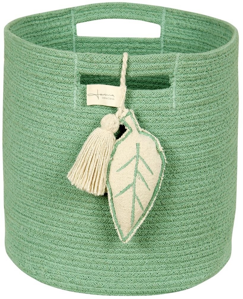 Lorena Canals Lorena Canals, Kosz Leaf Green, 30x30x30 cm
