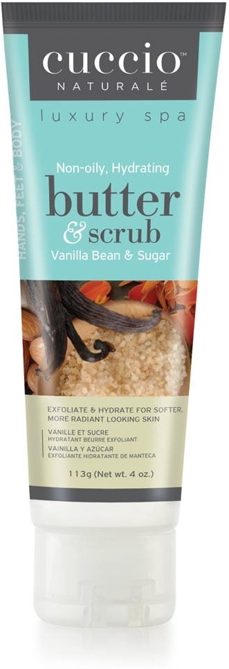 Cuccio Butter&Scrub masło z peelingiem wanilia i cukier 113g CUC SCRUB WANIL