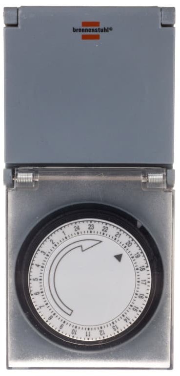 Brennenstuhl Mechaniczny sterownik czasowy programator) MZ 44 IP44 1506464 1506464