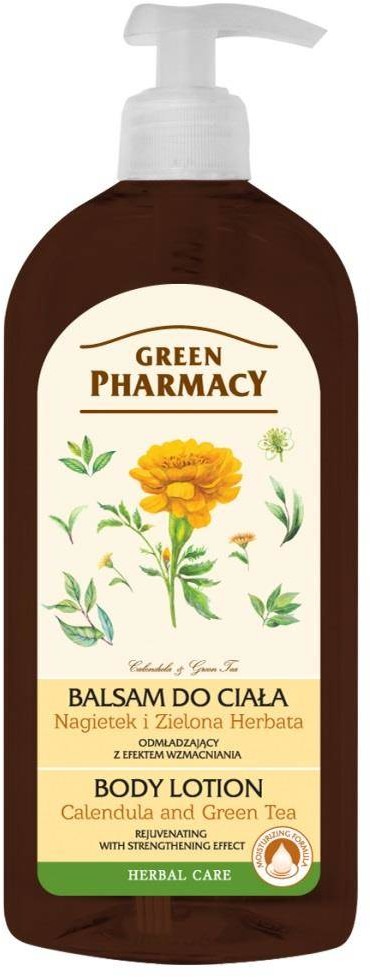 Green Pharmacy Balsam do ciała Nagietek i Zielona Herbata 500ml 99227-uniw