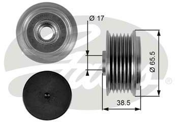 GATES Alternator - sprzęgło jednokierunkowe GATES OAP7085