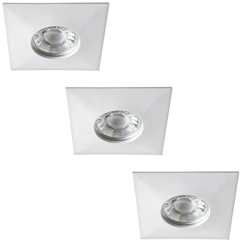 Rabalux 1080 - ZESTAW 3x LED Łazienkowa oprawa wpuszczana RANDY 3xLED/4W/230V