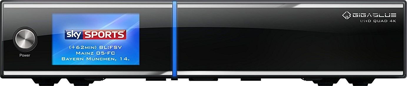 GiGaBlue Tuner TV GigaBlue GigaBlue Ultra HD Quad HD PVR 2xS2 - DVB-S, DVB-S2, DVB-C, DVB-T2
