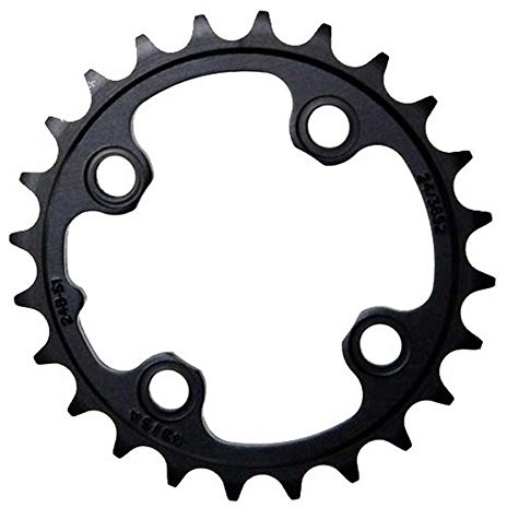 Sram MTB 24T, liście LK łańcucha: 64 mm, 2 X 11, NO-pin, aluminium (GX),,,,, 11.6218.023.000,,,,, czarna, 104 MM 11.6218.023.000