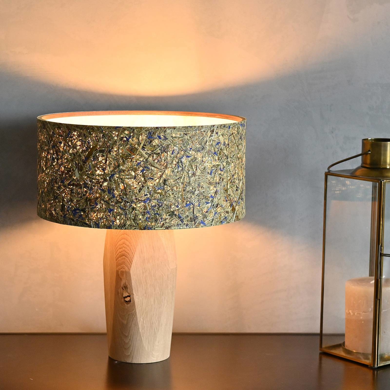 LeuchtNatur LeuchtNatur Pura lampa stołowa LED dąb/chaber
