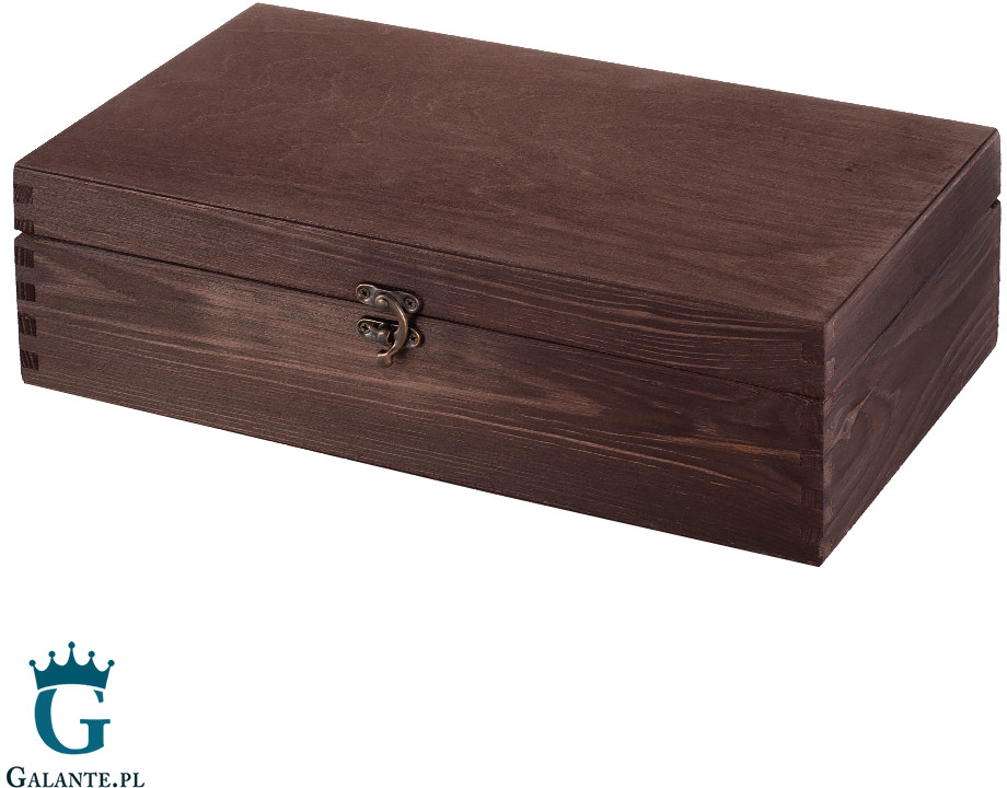 Galante Kuferek drewniany Palisander 37x21x11 cm z możliwością graweru K2-Pal