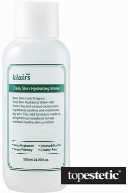 Klairs Daily Skin Hydrating Water Nawadniający tonik na bazie składników certyfikowanych jako EWG GREEN 500 ml